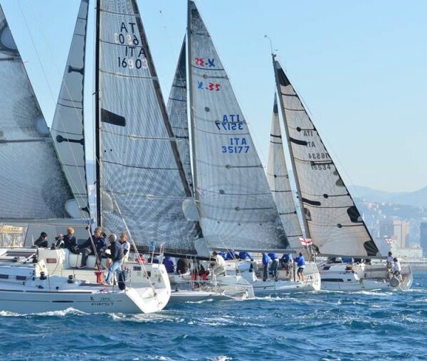 foto linea di partenza campionato della lanterna 2018 a genova