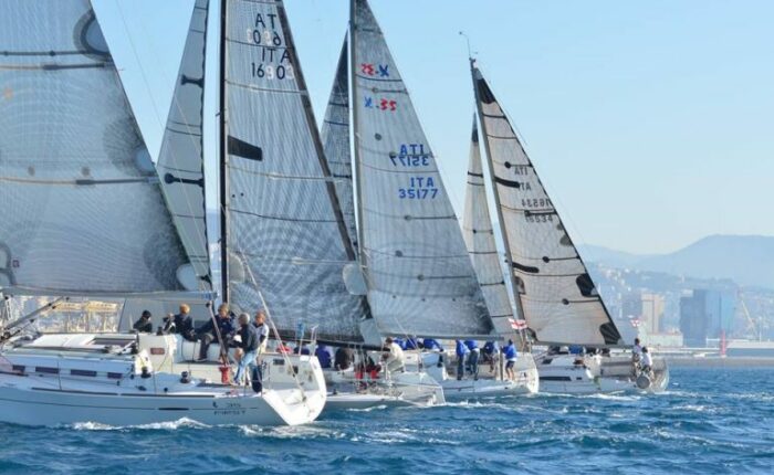 foto linea di partenza campionato della lanterna 2018 a genova