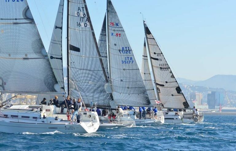 foto linea di partenza campionato della lanterna 2018 a genova