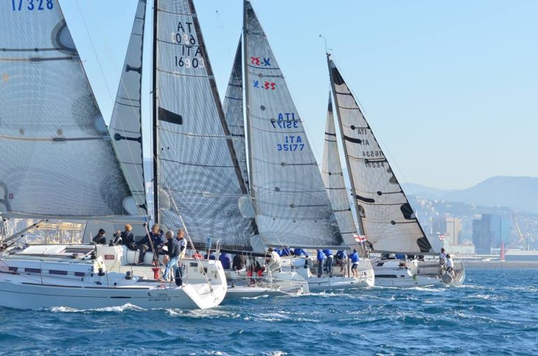 foto linea di partenza campionato della lanterna 2018 a genova
